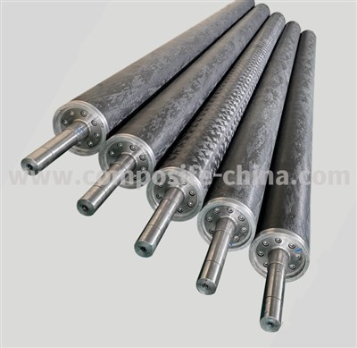 Con lăn idler composite sợi carbon